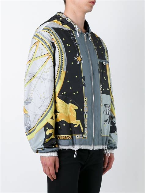 vintage versace windbreaker hoodie jacket|Versace Windbreaker Coats, Jackets & Vests for Men .